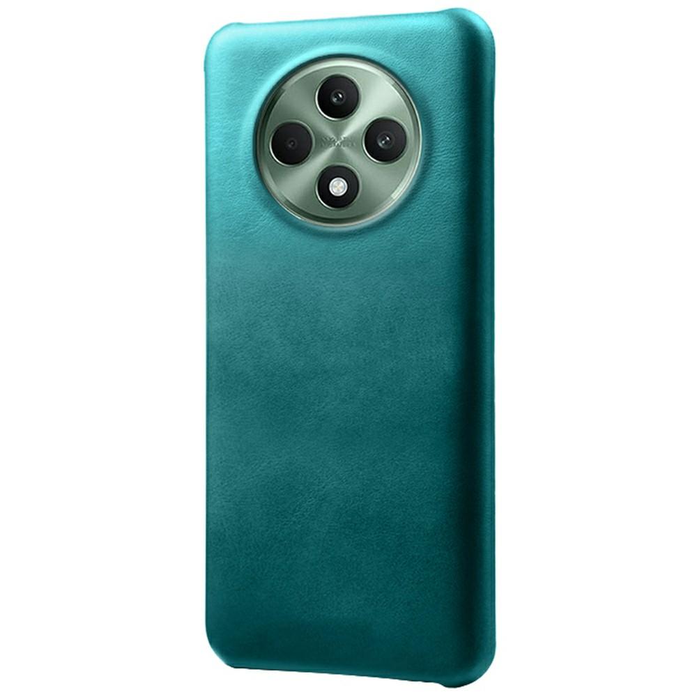 For Oppo Reno12 F 5G Case Calf Texture PU Leather Hard PC Protective Phone Cover