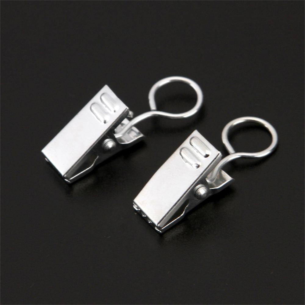 Metal Curtain Hooks Durable Easy To Use Decorative Trendy Versatile Popular Window Treatment Home Accessories Curtain Clips