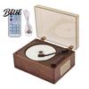 Home Audio Player with Remote Retro Portable Music Speaker Bluetooth-compatible Desktop Device Control for Home Support USB/Type-C Stable Connection