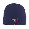 The Philippines Beanie Hats Men Women Retro Kpop Knitted Hat Autumn Winter Custom Warm Soft Caps For Outdoor Camping