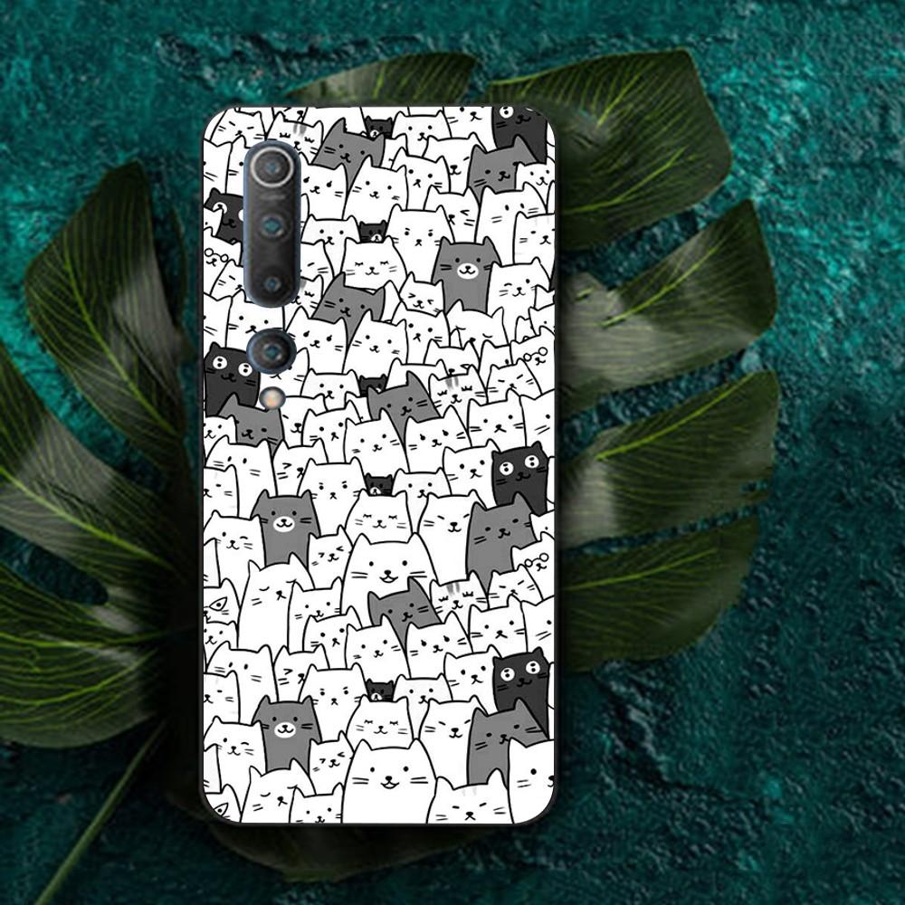 

Cartoon Cute Cats Phone Case For Redmi Note 4 X 5 A 6 7 8 Pro T 9 Pro 9S 10 Pro 11 Pro 11S 11Epro PocoM3pro Redmi Note 7