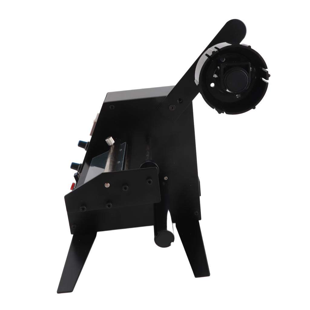 Etikettenspender Automatischer Etikettenrollenabwickler Digitalanzeige Einstellbare Geschwindigkeit Werkzeug US-Stecker 110V