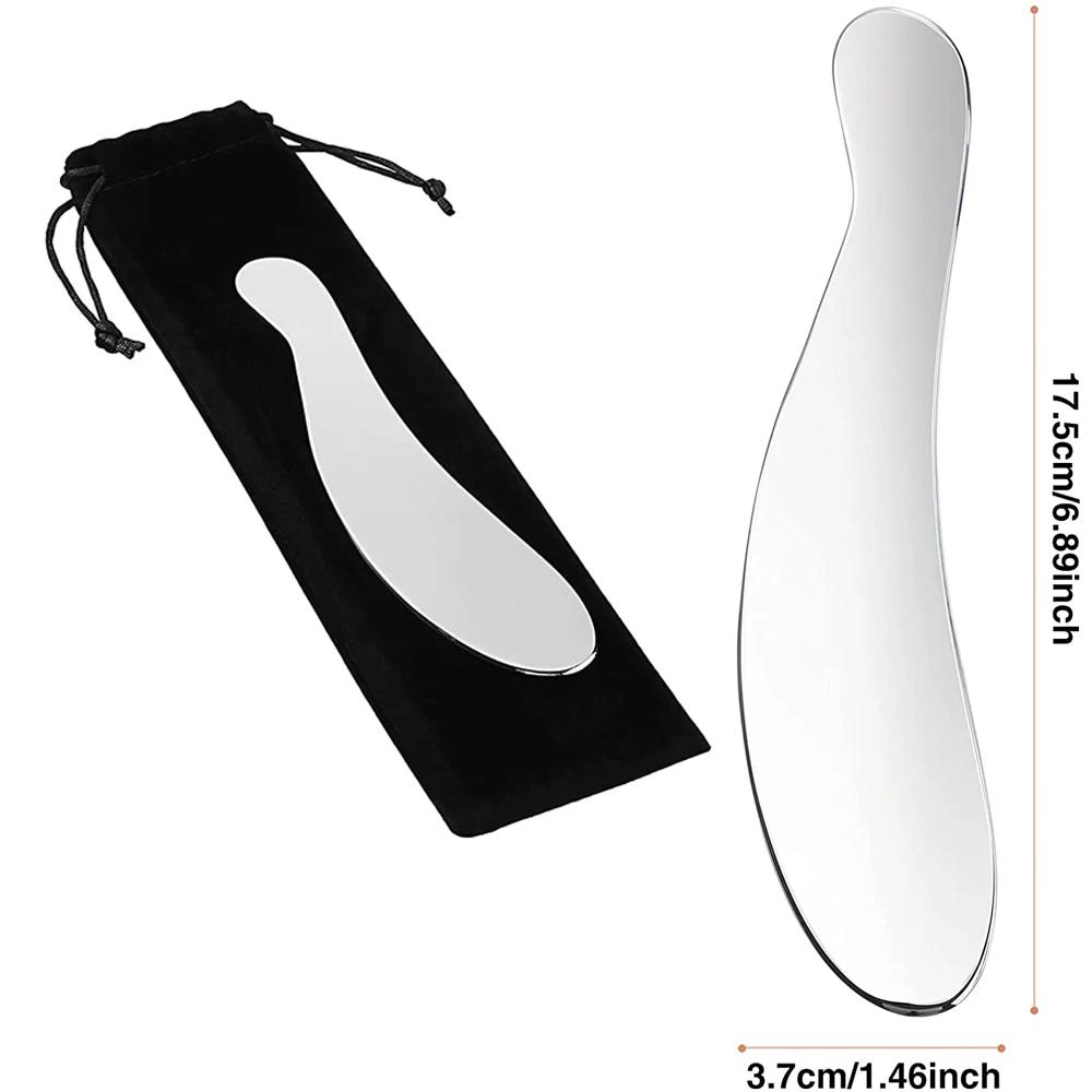 Gua Sha Tool Stainless Steel Muscle Full Body Skin Massage Tool Soft Tissue Myofascial Scraper Stuff Lymphatic Drainage Massager