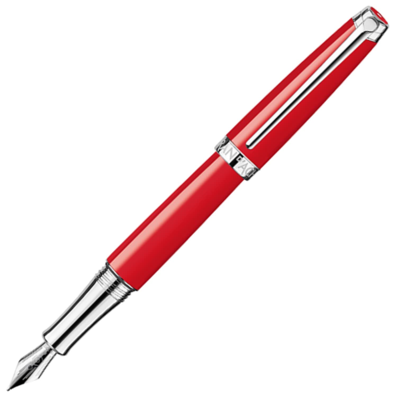 

CARAN D ACHE Leman Fountain Pen, EF Extra Fine, Scarlet Red, 4799-750, Officially Imported