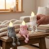Movable Jointed Glow-in-the-Dark Candle Novelty Candle Figure Ornament  Entryway Decoration