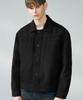 Draw Fit Inverted Washed Cotton Jacket [Black]