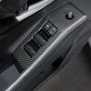 Ruihe 4pc Carbon Fiber Color Automobile Door Window Control Panel Cover Trim Fit for Toyota Highlander 2020 2021 2022 2023 2024 2025 North American