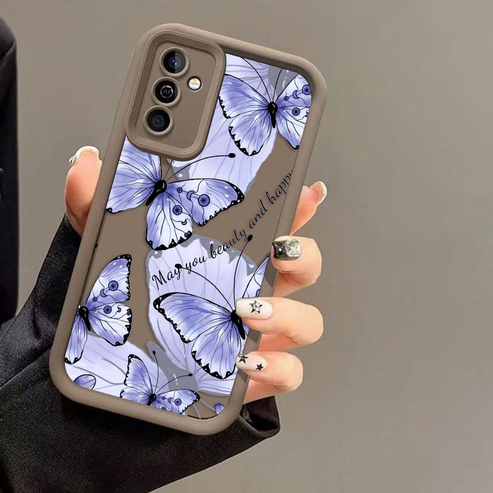 

Beautiful Butterfly Phone Case For Samsung A13 A15 A16 A17 A22 A23 A26 A32 A33 A36 A35 A24 A51 A52 A53 A54 A55 A71 A72 A73 Case SamsungA17