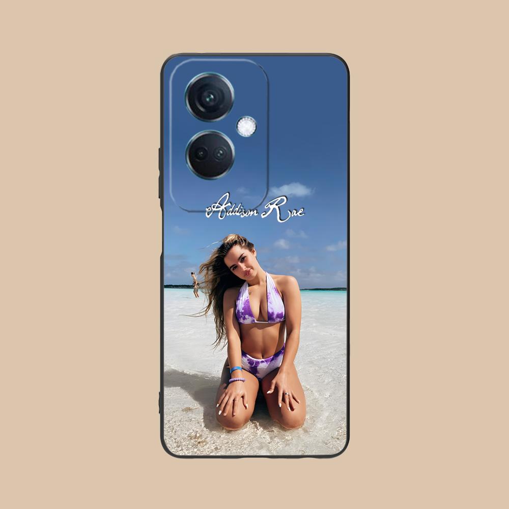 Addison Rae Matte TPU Mobile Phone Case for OPPO Reno 14 13 12 11 10 9 8 7 6 5 F T Pro 5G Colorful Printing Cover