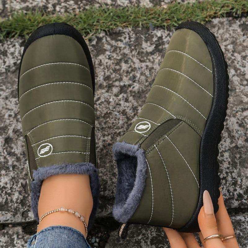 Women's Plus Size Old Beijing Snow Boots – Thickly Padded & Fleece-Lined, Warm Casual Cotton Winter Boots