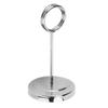 Table Number Holder Stainless Steel Durable Fade Resistant Lightweight Picture Clip for Hotel
