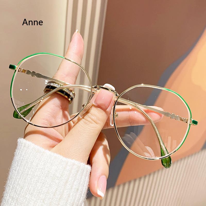 

Круглые Металлические Блокирующие Синий Свет Очки для Чтения Корейские Компьютерные Очки для Пресбиопии Очки Унисекс +1.0+1.5+2.0...+4.0 gafas 4