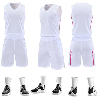 Basketball Suit Men'S Game Jersey Sports Primary School Children'S Training Jersey Jersey Printing Number Summer