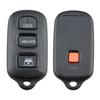 4 Buttons Car Keyless Key Fob Case Shell Replacement Remote Cover Car Key Accessories Fit for TOYOTA 4Runner CamryGood Product