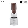 Heavy Duty 1pc 38 Drive Hex Socket Bit H3H10 Screw Driver T10T55 Socket Bit