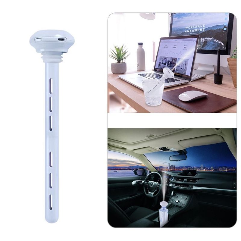 Mini Ultrasonic USB Air Humidifier ABS LED Lamp Car Purifier Anion Aroma Essential Oil Diffuser Car