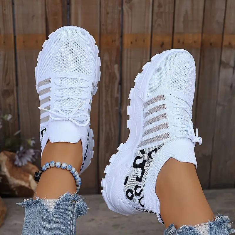 Shoes Woman  [Leopard Print Sneakers] Lightweight And Breathable Women'S Casual Sneakers.Women'S Shoes Sale Shoes