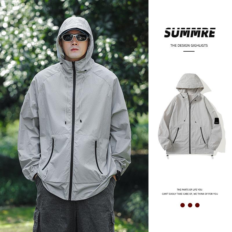 Ice Silk UV Protection Jacket - Unisex Summer Lightweight Sunproof Coat for Fishing & Outdoor Sports