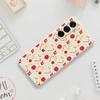 For Samsung Galaxy A17 5G Case Christmas Candy Pattern Printing Straight Edge TPU Phone Back Cover
