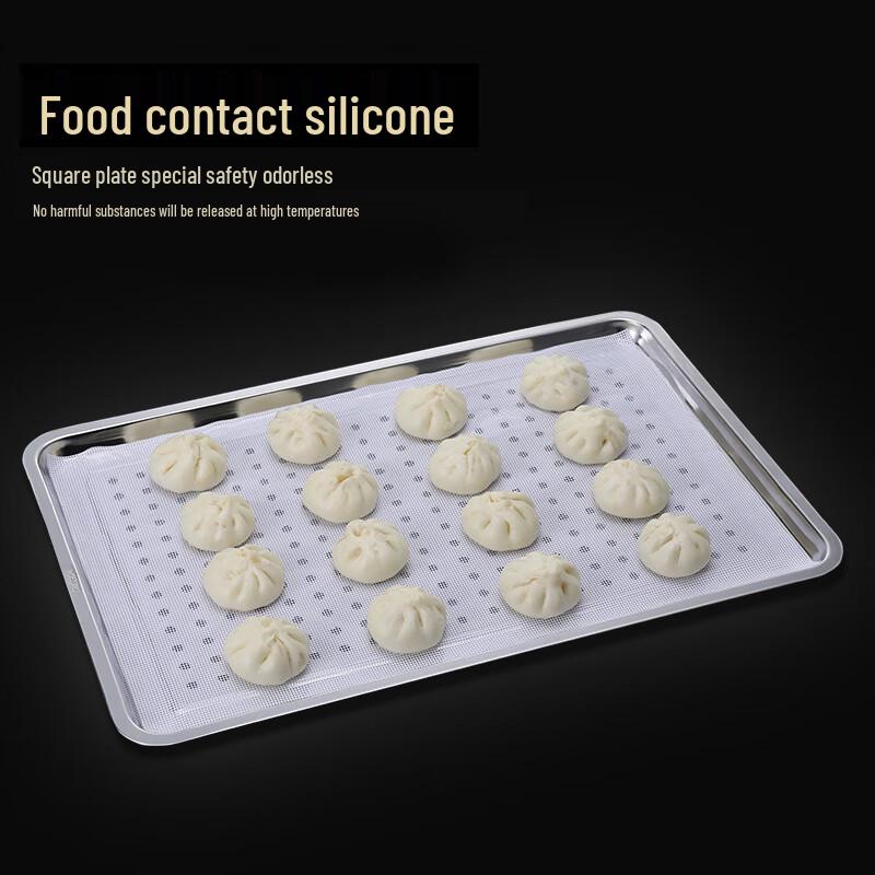 Ningzhao Non-Stick Square Silicone Steamer Mat