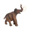 Lurrose Prehistoric Mammoth Model Figure, 5.5 Inch, PVC Simulation Animal Toy for Education and Home Decor