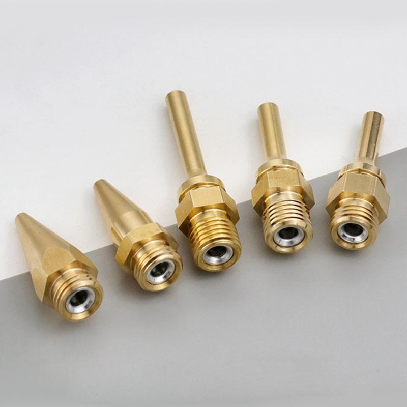 Professional High Efficiency Universal Fit Melt Adhesive Nozzle Reinforced Copper Body Long Lasting Craft Tool Accessory