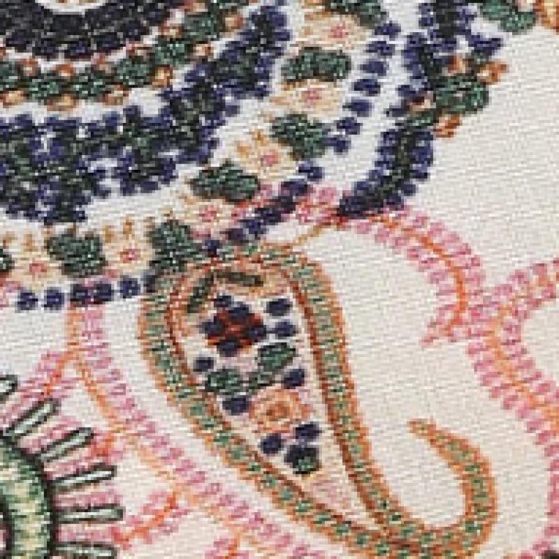 Daks Navy Silk Twilly Scarf Paisley Dcsc6e552n2