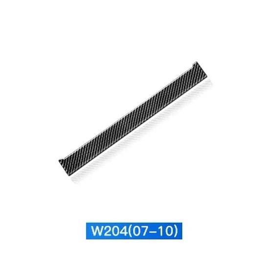 Real Soft Carbon Fiber Trim Sticker LHD for Mercedes Benz C-Class W204 2007 2008 2009 2010 Center Console Interior Accessories
