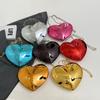 Simple Peach Heart Dinner Shoulder Bag Women'S Autumn And Winter Fashion Foreign Style Versatile High Temperament Messenger Bag