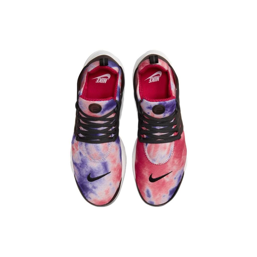 Nike Air Presto Tie-Dye - Doll University Red Unisex Sneaker Schwarz Summit-White CT3550-501