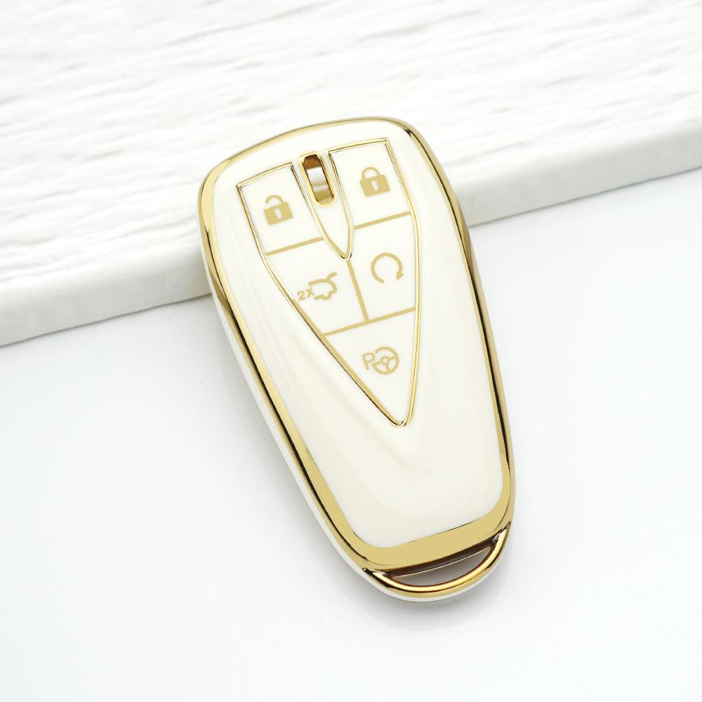4/5 Buttons Car Key Case for Changan CS75 PLUS CS55 PLUS CS35 PLUS UNIT UNIK Oshan X7 X5 TPU Anti-Scratch Key Cover Keychain