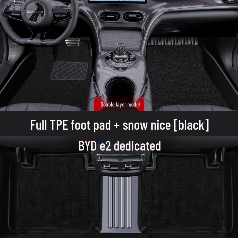 BYD e2 Luxury TPE Floor Mat - Full Coverage for Single Driver's Seat (24 Model)