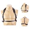 Punk Men Leather Harness Body Chest Bondage Belt Black Cosplay Erotic Belts
