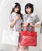 bag for fans of sparkly tote decorated clear for live sax Ita-bag (decorated anime/manga/games), transparent, frilly, heart, jeweled, Yumetenbo,