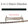 3 In 1 Bicycle Chain Checker Bike Chain Wear Indicator Tool Bicycle Chain Hook Bike Bolt