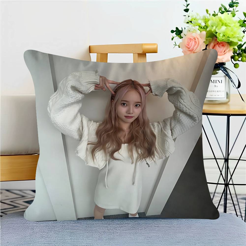 Singer L-Lee-Soojin Cushion Cover Car Throw Pillow Case For Sofa Car Christmas Gift 40x40cm 45x45cm