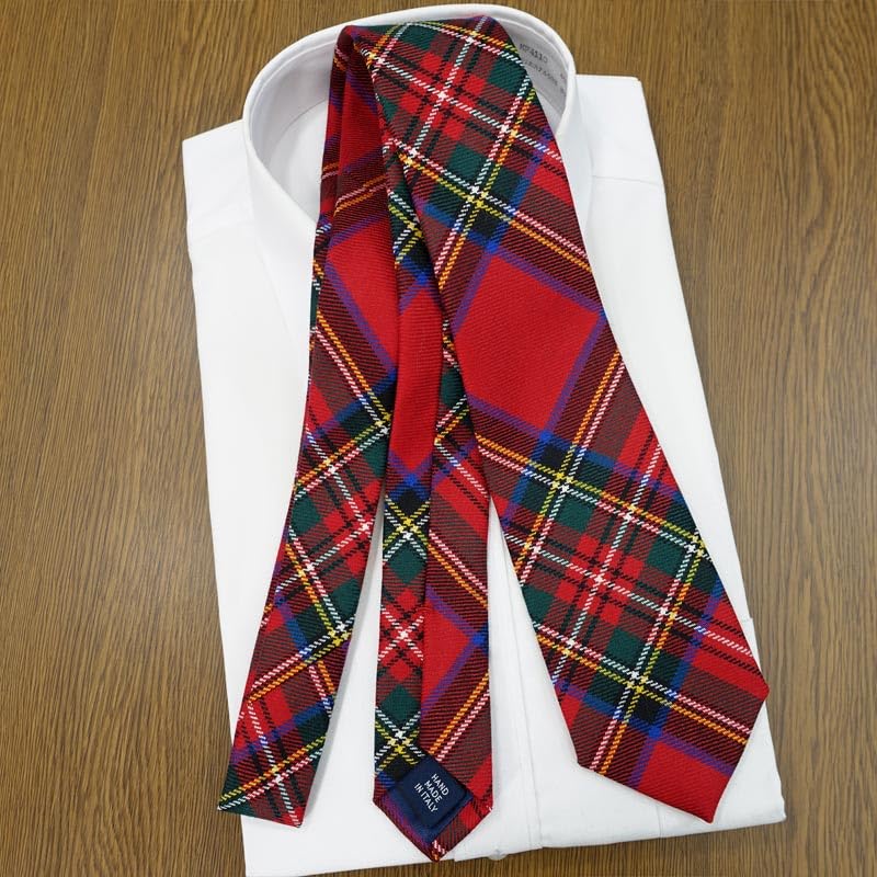 [POLO RALPH LAUREN] Ralph Lauren Necktie, Made in Italy, Brand Necktie (8cm wide), Polo Ralph Lauren RL39 Check [Used]