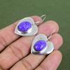 Charoite Earring 925 Sterling Silver Earring Handmade Earring Boho Jewelry Gemstone Earrings For Mom Natural Charoite Jewelry Gifts For Her