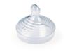 NUK Nature Sense Replacement Nipples for Baby Bottles (2-Pack) Ages 0-6 Months (M): For Milk, FDNK40709320