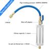 Convenient R134A Liquid Fuel Injector 1/4 Inch Sae Refrigerant Fluid Filler  Fluorescent Dyes