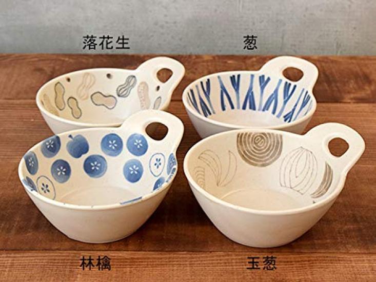Tableware East Tonsui One-handed Small Bowl, Fruitful, 4 Pattern Set, Japanese Tableware, Serving Pot, Hotpot Food, Small Bowl, Pot, Tableware,
