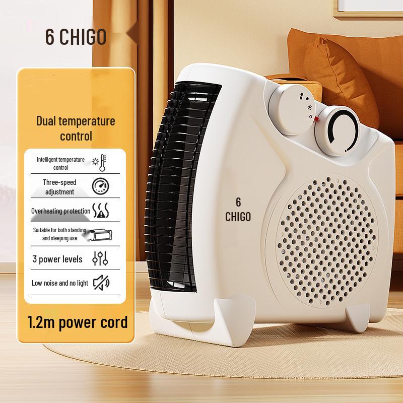 Chigo Energy-Saving Upright Electric Heater for Home, Office & Bathroom
