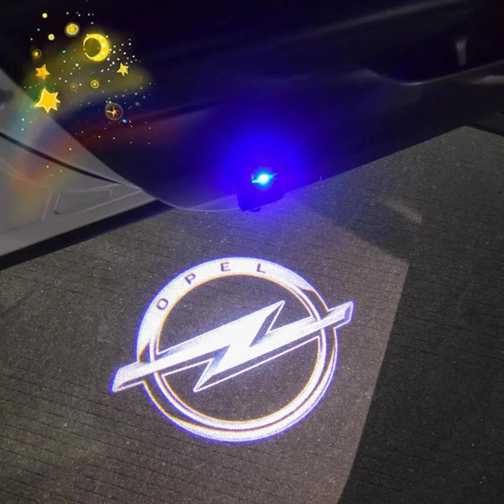 Led Car Door Welcome Light Laser Projector Lamps For Vauxhall Opel OPC Line Corsa Astra Vectra Crossland Accessories Decor