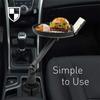 For Tesla Model 3 Y S 2012- Cup Holder Tray Adjustable Car Tray Table Mobile Phone Holder Mount 360 Swivel Arm Food