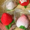 1Pc Cute Strawberry Squeeze Toy Silicone Squeeze Toy Tpr  Sensory Toy Stress Relief Vent Joking Stress Relief Funny Toy