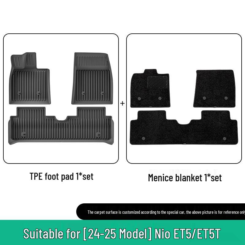 NIO ET5/ET5T Full Car TPE Floor Mats (22-25 Models)