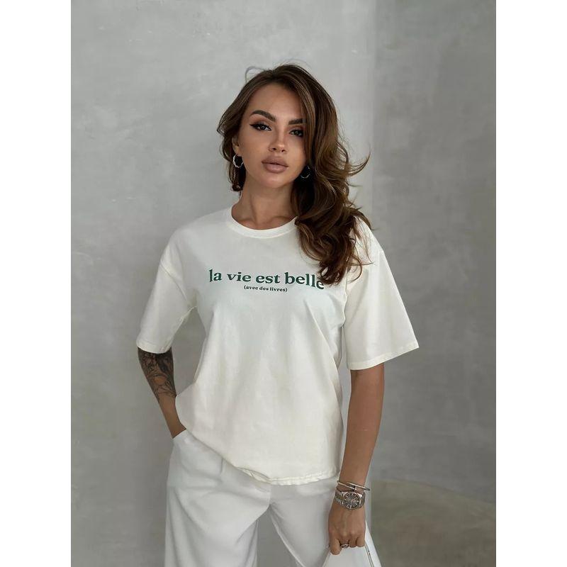 Western Style New round Neck Loose Casual Print Short sleeve Cotton T-shirt Top Loose Printed T-shirt