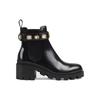 Gucci Wmns Leather Ankle Boot 'Belt - Black' Women's 550036 DKS00 1000