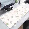 Cute Bunny Mouse Pad Purple Flower Large Gamer Mousepad Keyboard Mat XXXL Mouse Mats Kawaii Rubber Desk Pad Xcm Desk Rugs