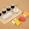 Smooth Kid Pretend Play Sushi Toys Funny Wooden Food Set Creative Pretend Play Food Set  Exercise